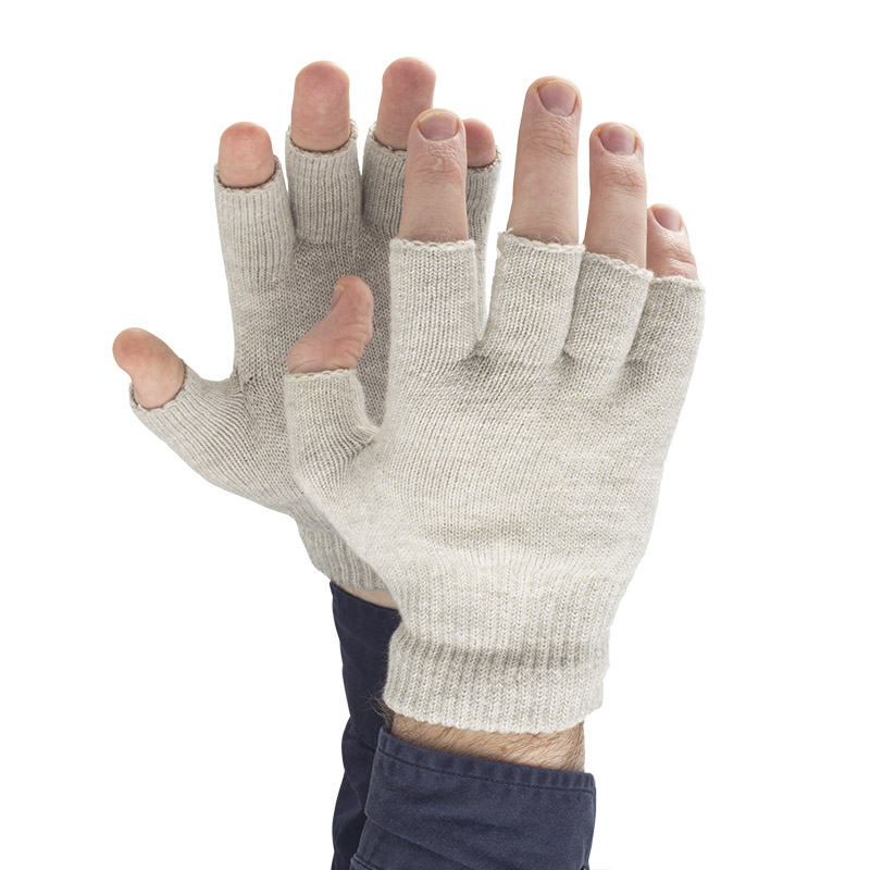 Raynaud's Disease Fingerless Silver Gloves (Two Pairs